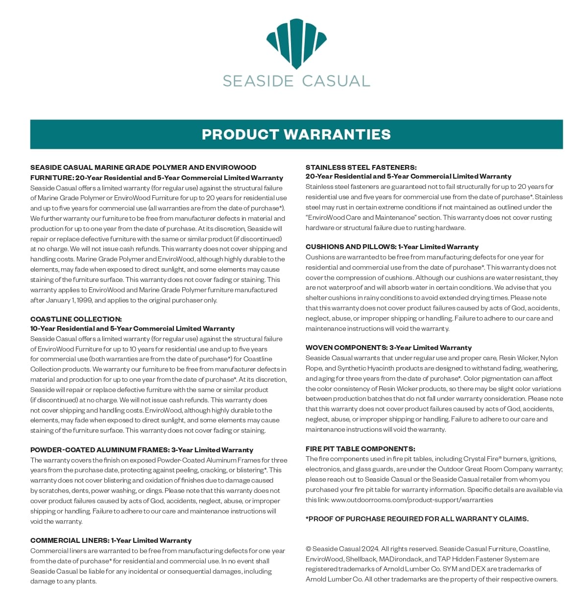 Seaside Casual - Coastline Monterey Adirondack Chair