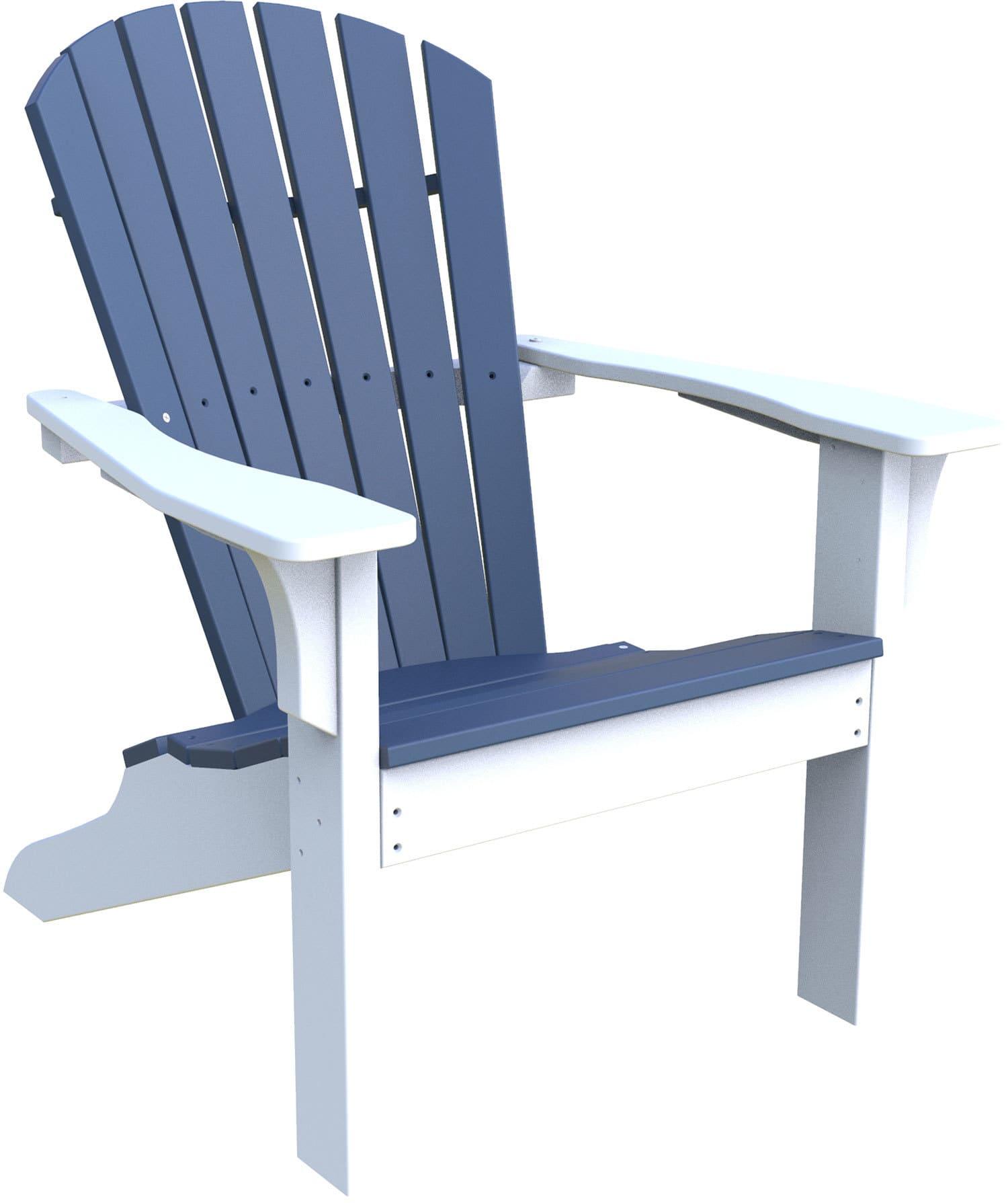 Seaside Casual Adirondack Shellback Chair Envirowood Polymer