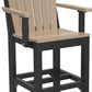 Luxcraft Poly Tall Adirondack Chair - Bar Height