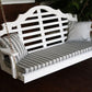 A&L Furniture Amish Porch Swing - Marlboro design - Yellow Pine wood - 4ft, 5ft, 6ft