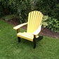 Amish Poly Adirondack Chair (Black Frame) - A&L Furniture