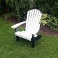 Amish Poly Adirondack Chair (Black Frame) - A&L Furniture