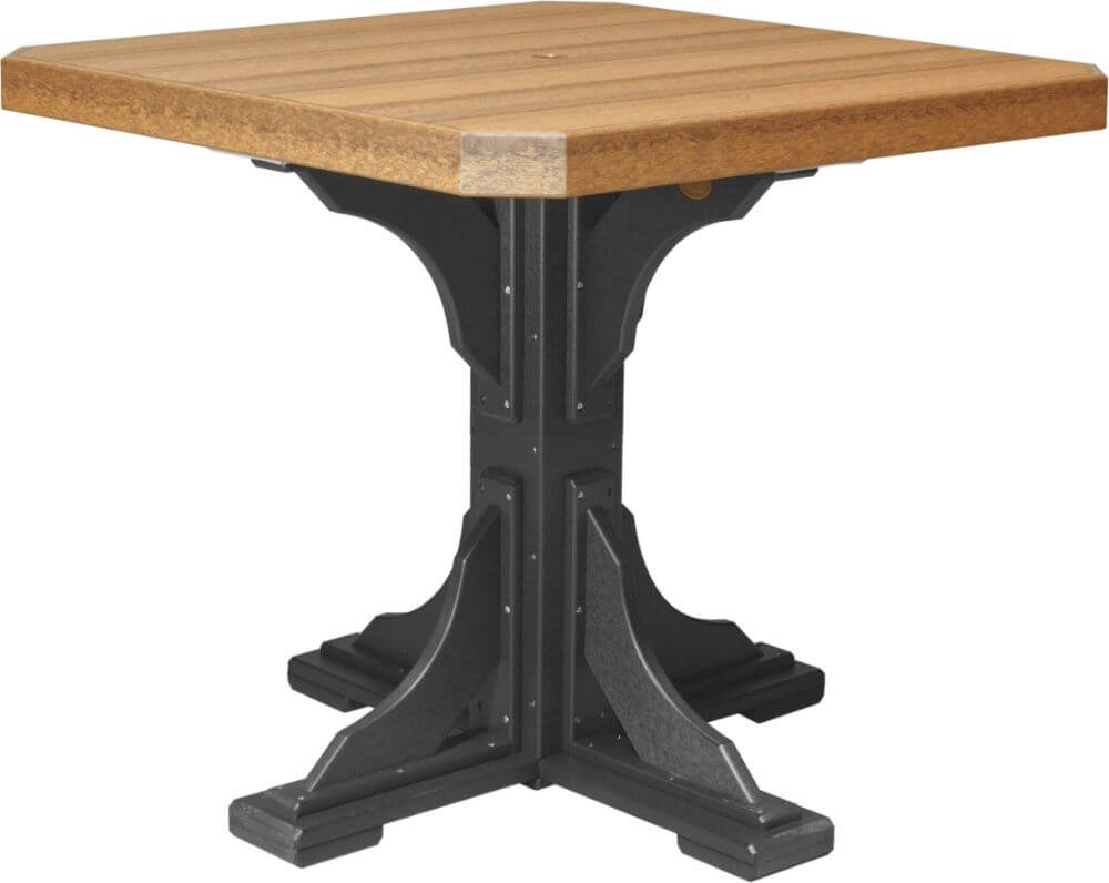 Luxcraft Poly Square Table 41" Counter Height (with umbrella hole)