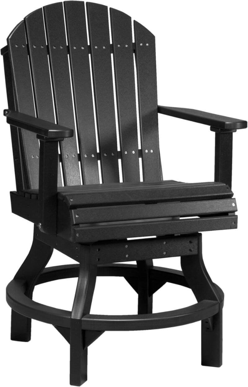 Luxcraft Poly Adirondack Swivel Chair - Counter Height