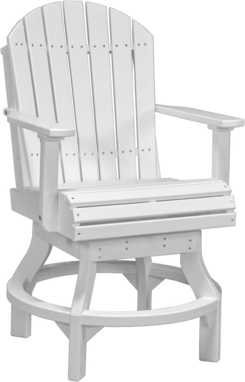 Luxcraft Poly Adirondack Swivel Chair - Counter Height