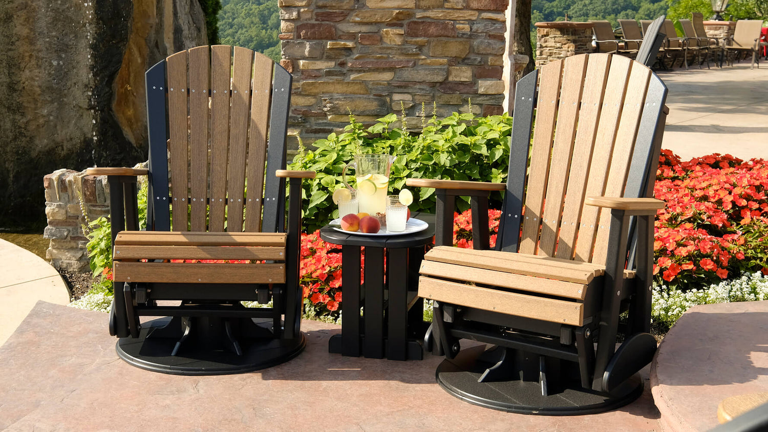 Poly Adirondack Gliders (recycled plastic)