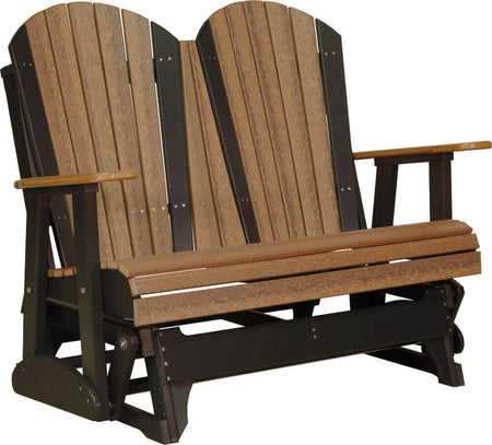 Amish Adirondack Poly Glider Bench