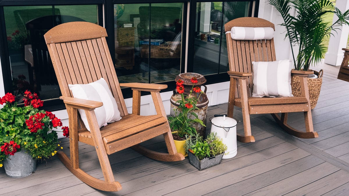 POLY OUTDOOR ROCKERS -  All weather Rocking Chairs