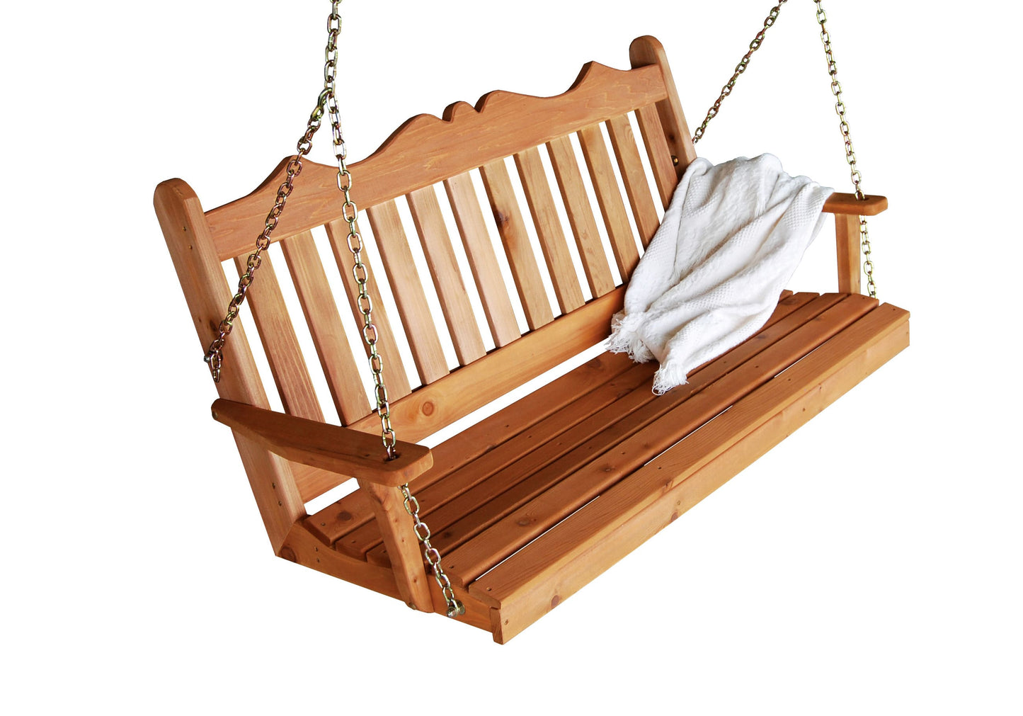 Amish Royal English Cedar Porch Swing - 4ft, 5ft, 6ft