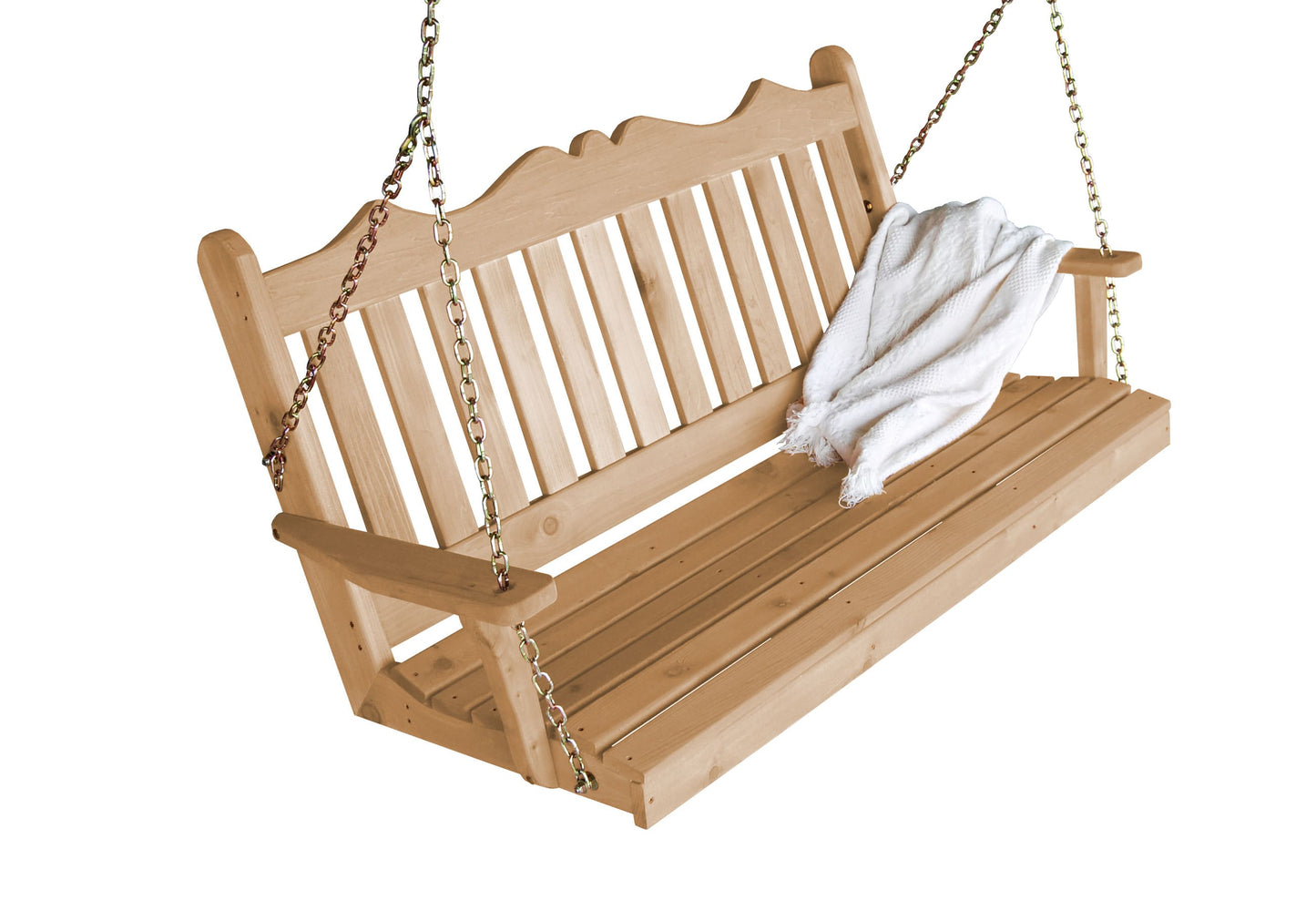Amish Royal English Cedar Porch Swing - 4ft, 5ft, 6ft