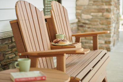 5ft Luxcraft Amish Poly Lumber Adirondack Glider
