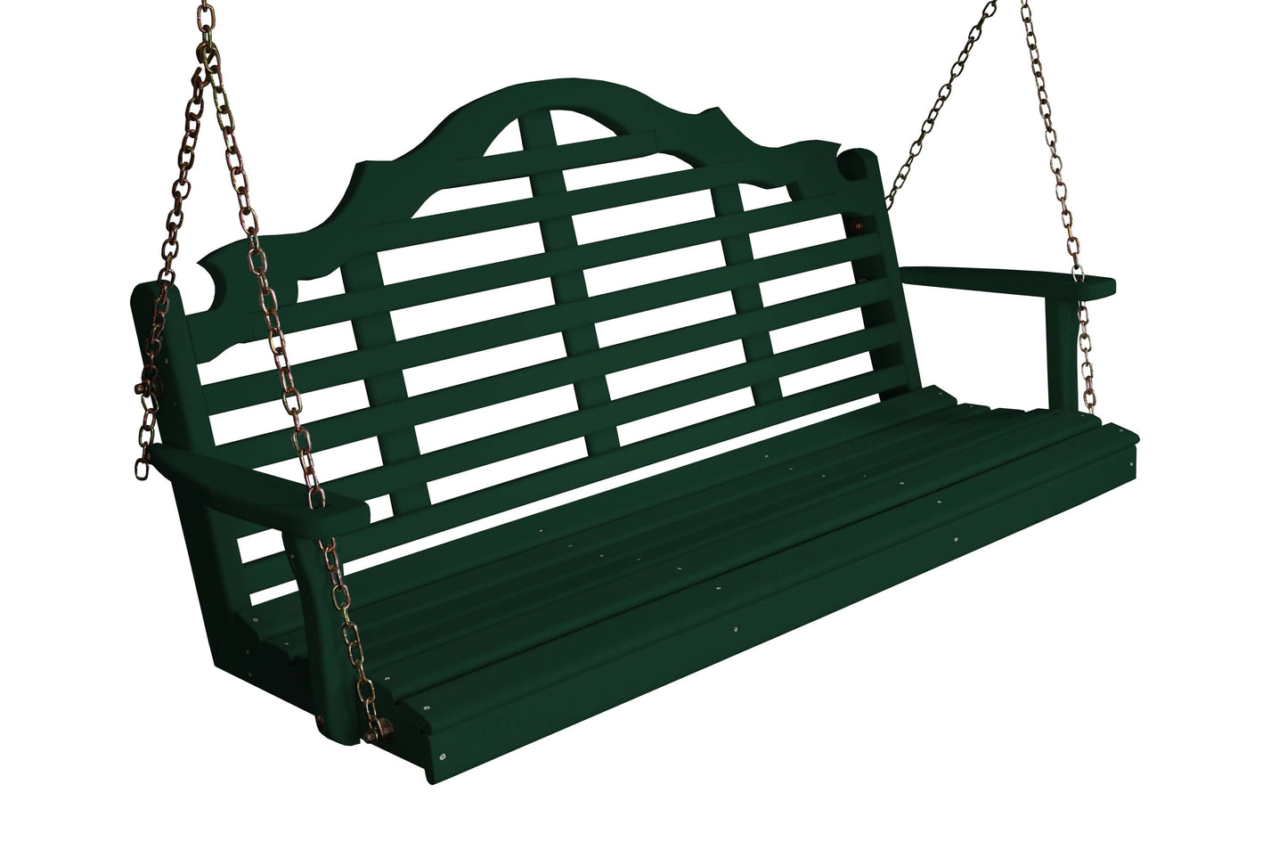 A&L Furniture Amish Porch Swing - Marlboro design - Yellow Pine wood - 4ft, 5ft, 6ft