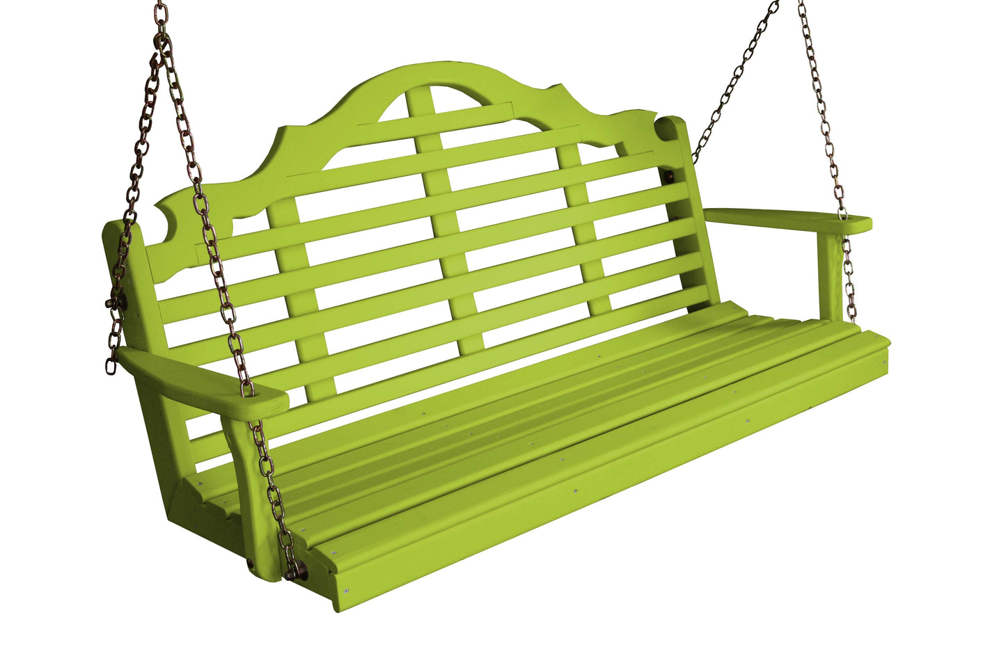 A&L Furniture Amish Porch Swing - Marlboro design - Yellow Pine wood - 4ft, 5ft, 6ft