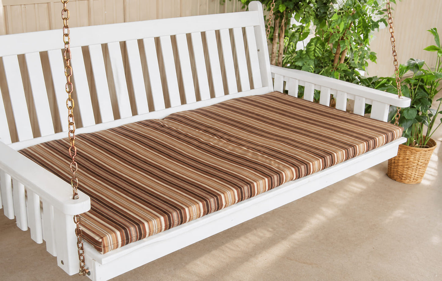 5ft Swing Bed Mattress for Outdoors & Weatherproof - Sunbrella & Sundown Fabric