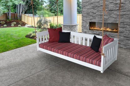 75" Amish Deep Seating Mission Swing Poly Bryton Park