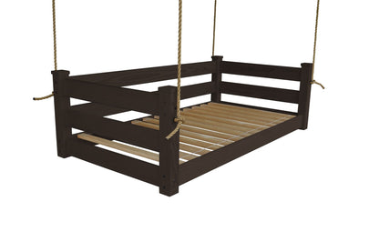 Amish Hanging Porch Swing Bed Twin & Full Size with Ropes