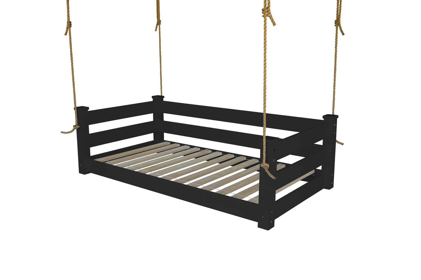 Amish Hanging Porch Swing Bed Twin & Full Size with Ropes