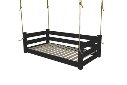 Amish Hanging Porch Swing Bed Twin & Full Size with Ropes