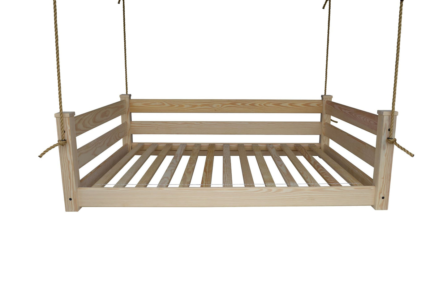 Amish Hanging Porch Swing Bed Twin & Full Size with Ropes