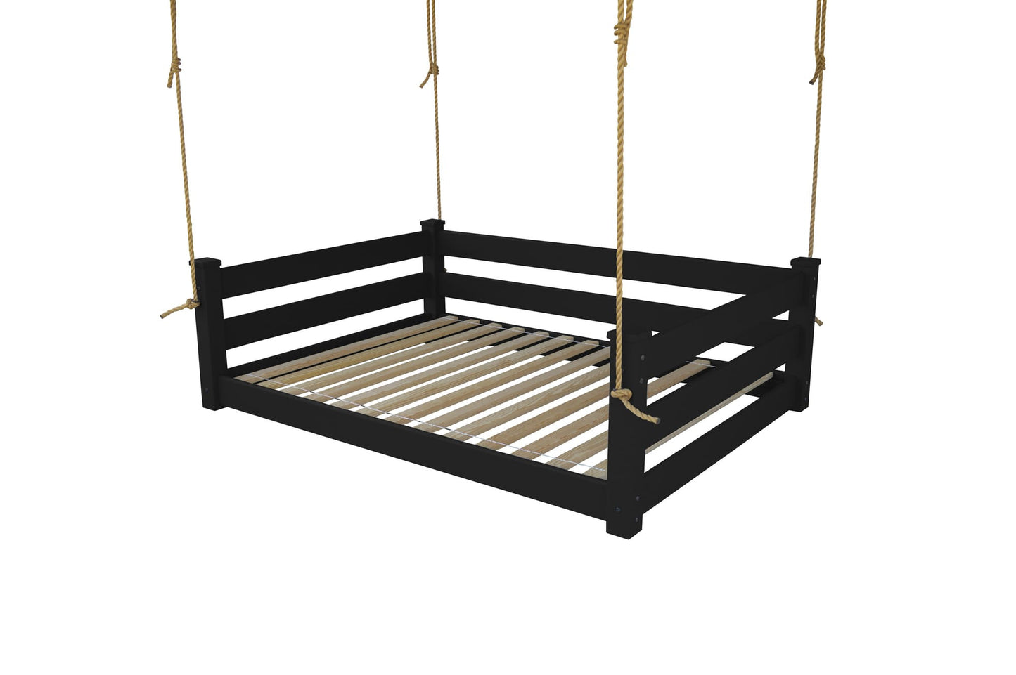 Amish Hanging Porch Swing Bed Twin & Full Size with Ropes