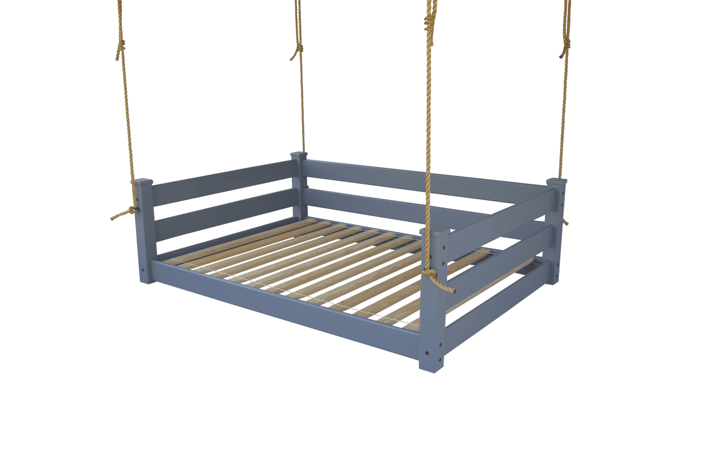 Amish Hanging Porch Swing Bed Twin & Full Size with Ropes