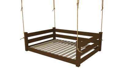 Amish Hanging Porch Swing Bed Twin & Full Size with Ropes