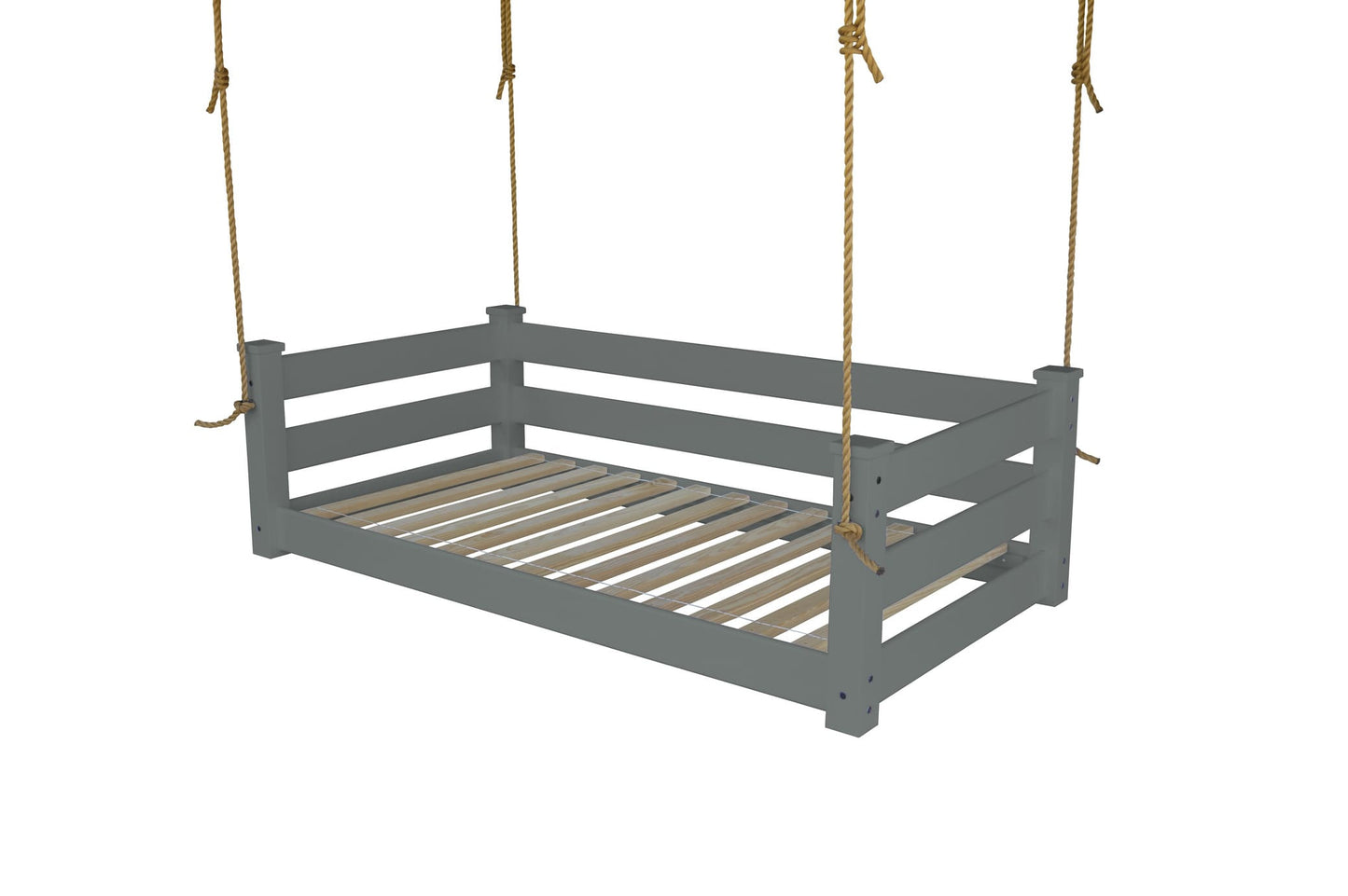 Amish Hanging Porch Swing Bed Twin & Full Size with Ropes