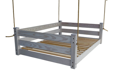 Amish Hanging Porch Swing Bed Twin & Full Size with Ropes