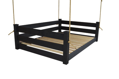 Amish Hanging Porch Swing Bed Twin & Full Size with Ropes