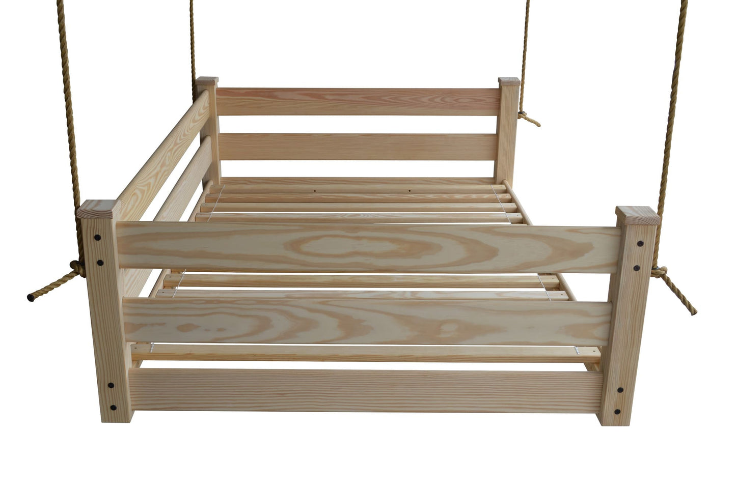 Amish Hanging Porch Swing Bed Twin & Full Size with Ropes