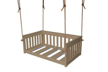 Amish Mission Poly Porch Swing with Rope 50" Wide