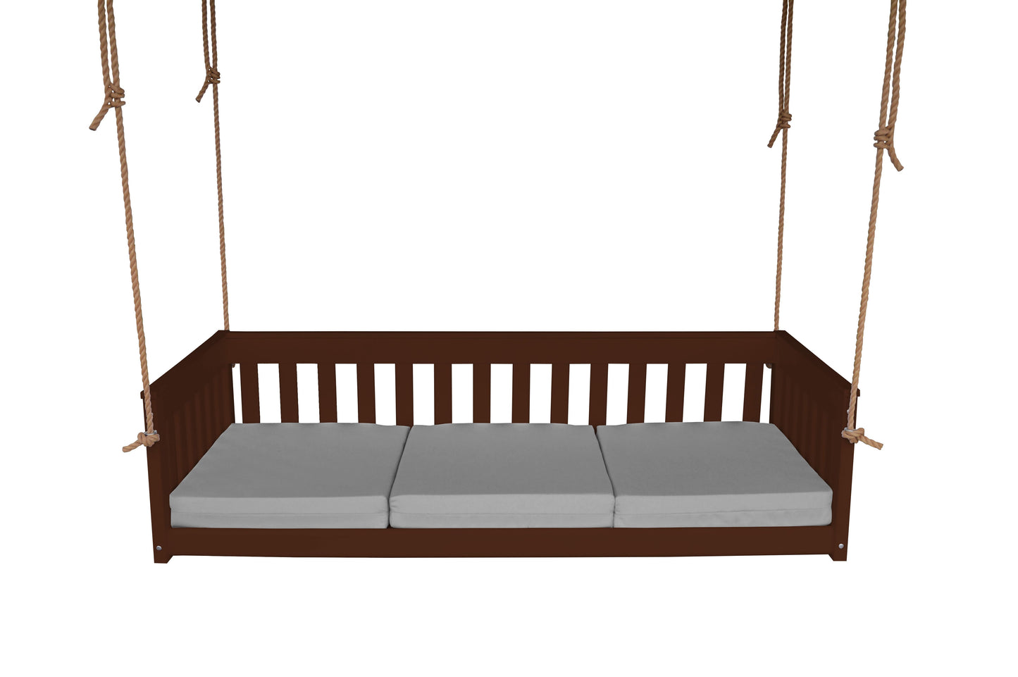 AL-Furniture-Mission-Porch-Swing-with-Rope - 75" Wide