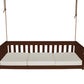 AL-Furniture-Mission-Porch-Swing-with-Rope - 75" Wide