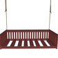 A&L Furniture Twin Mission Hanging Daybed with Ropes and Cushion