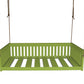 A&L Furniture Twin Mission Hanging Daybed with Ropes and Cushion