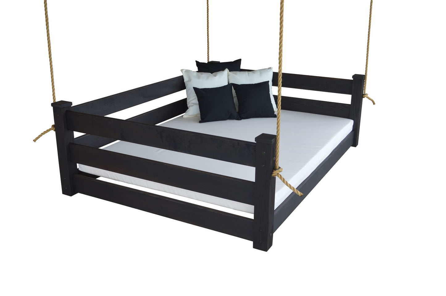 Amish Hanging Porch Swing Bed Twin & Full Size with Ropes