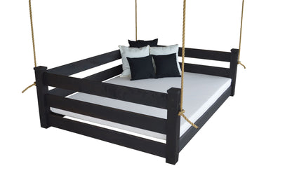 Amish Hanging Porch Swing Bed Twin & Full Size with Ropes
