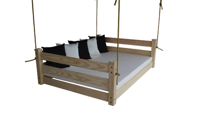 Amish Hanging Porch Swing Bed Twin & Full Size with Ropes