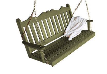 Amish Royal English Cedar Porch Swing - 4ft, 5ft, 6ft