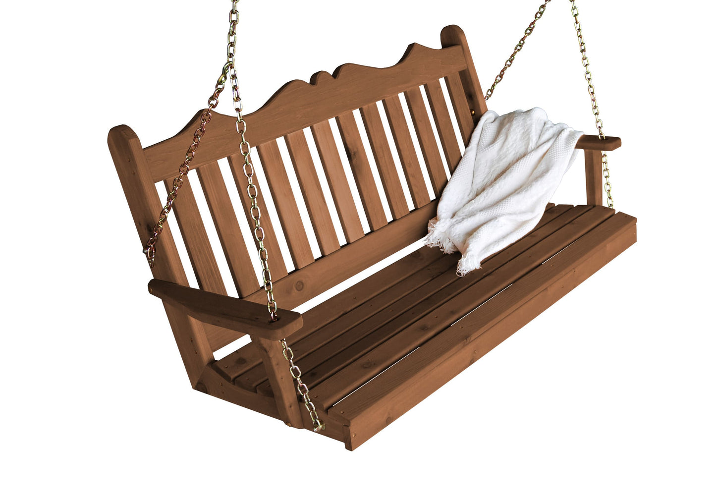 Amish Royal English Cedar Porch Swing - 4ft, 5ft, 6ft