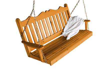 Amish Royal English Cedar Porch Swing - 4ft, 5ft, 6ft