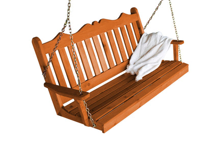 Amish Royal English Cedar Porch Swing - 4ft, 5ft, 6ft