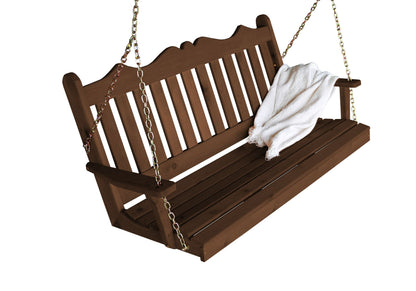 Amish Royal English Cedar Porch Swing - 4ft, 5ft, 6ft