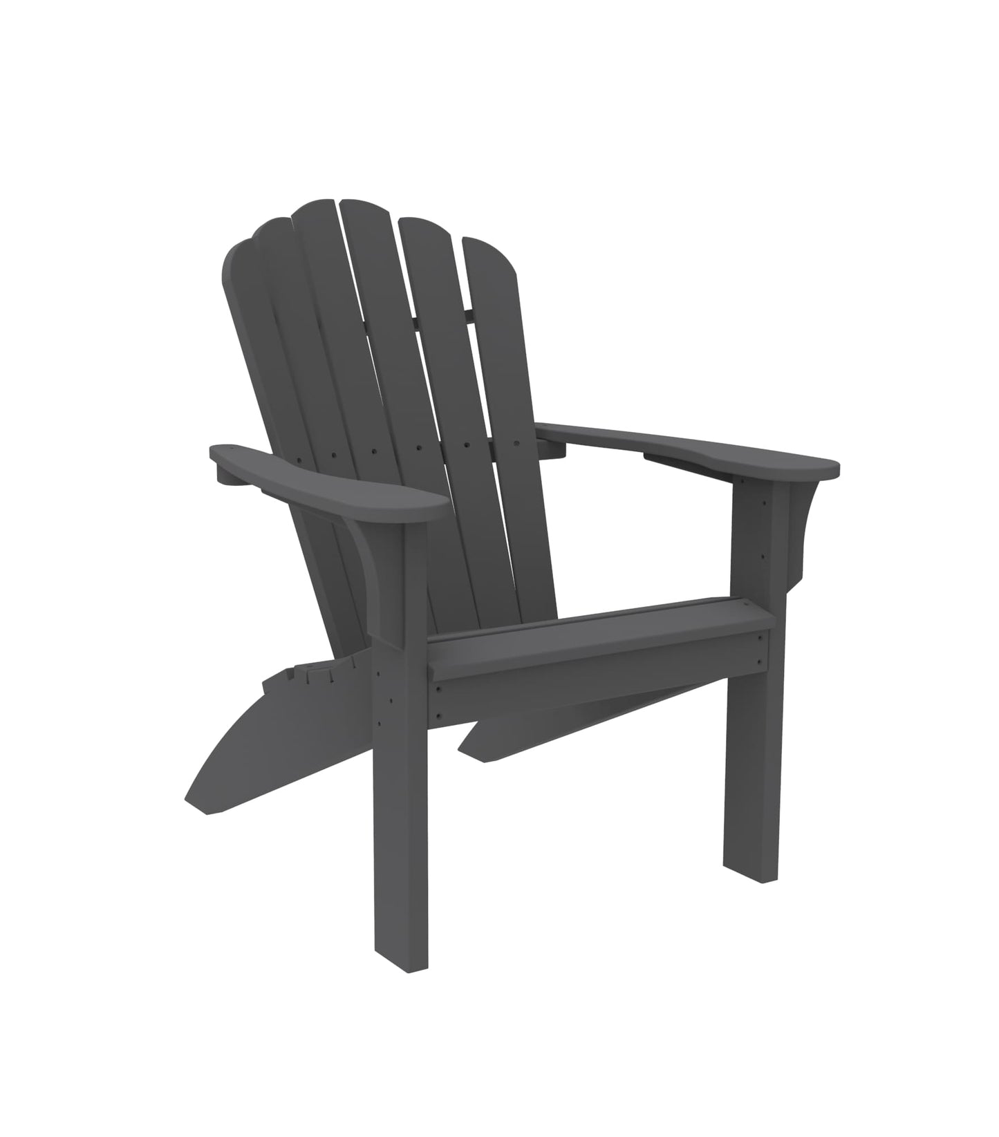 Seaside Casual Harbor View Adirondack Chair Charcoal