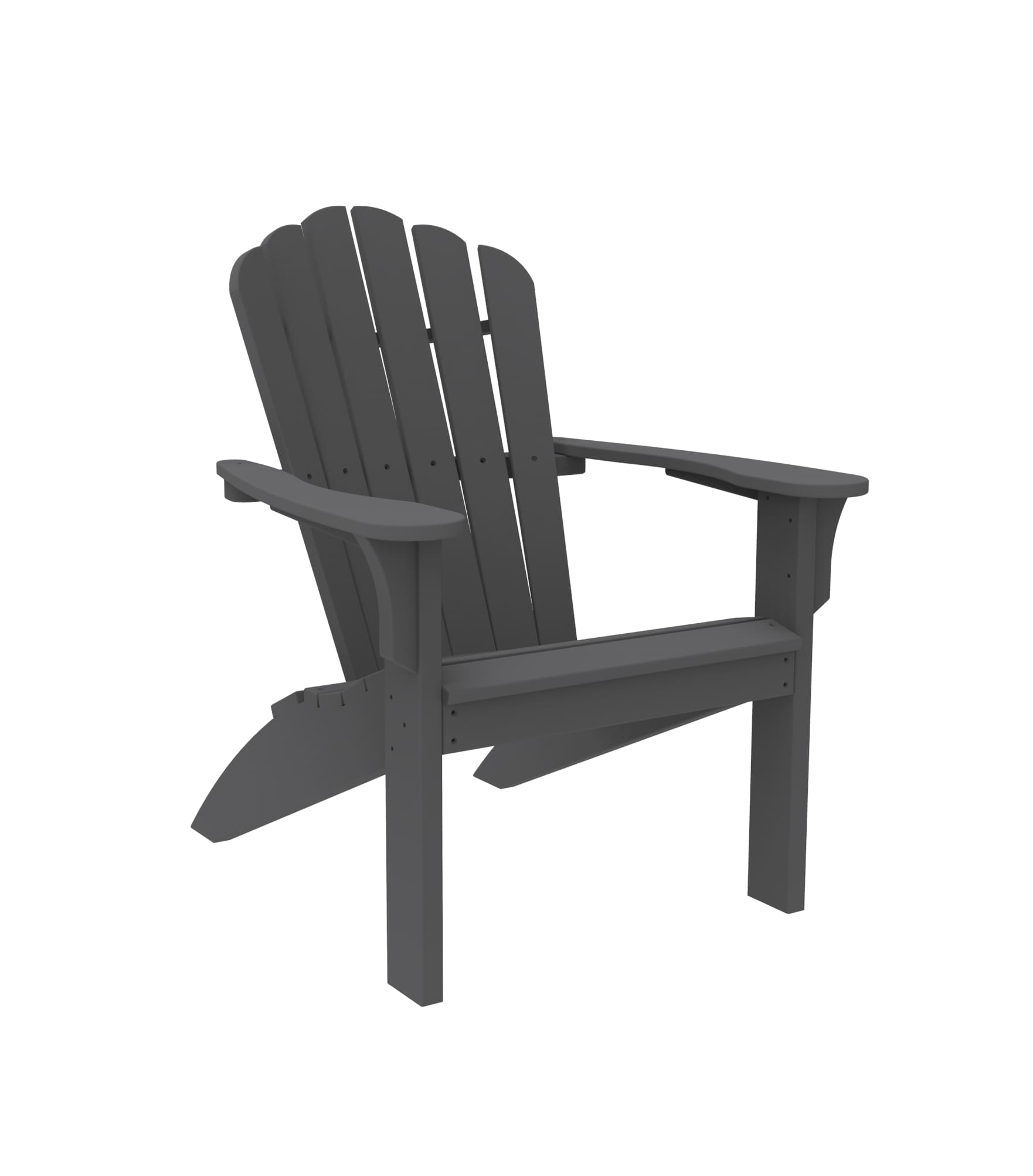 Seaside Casual Harbor View Adirondack Chair Charcoal