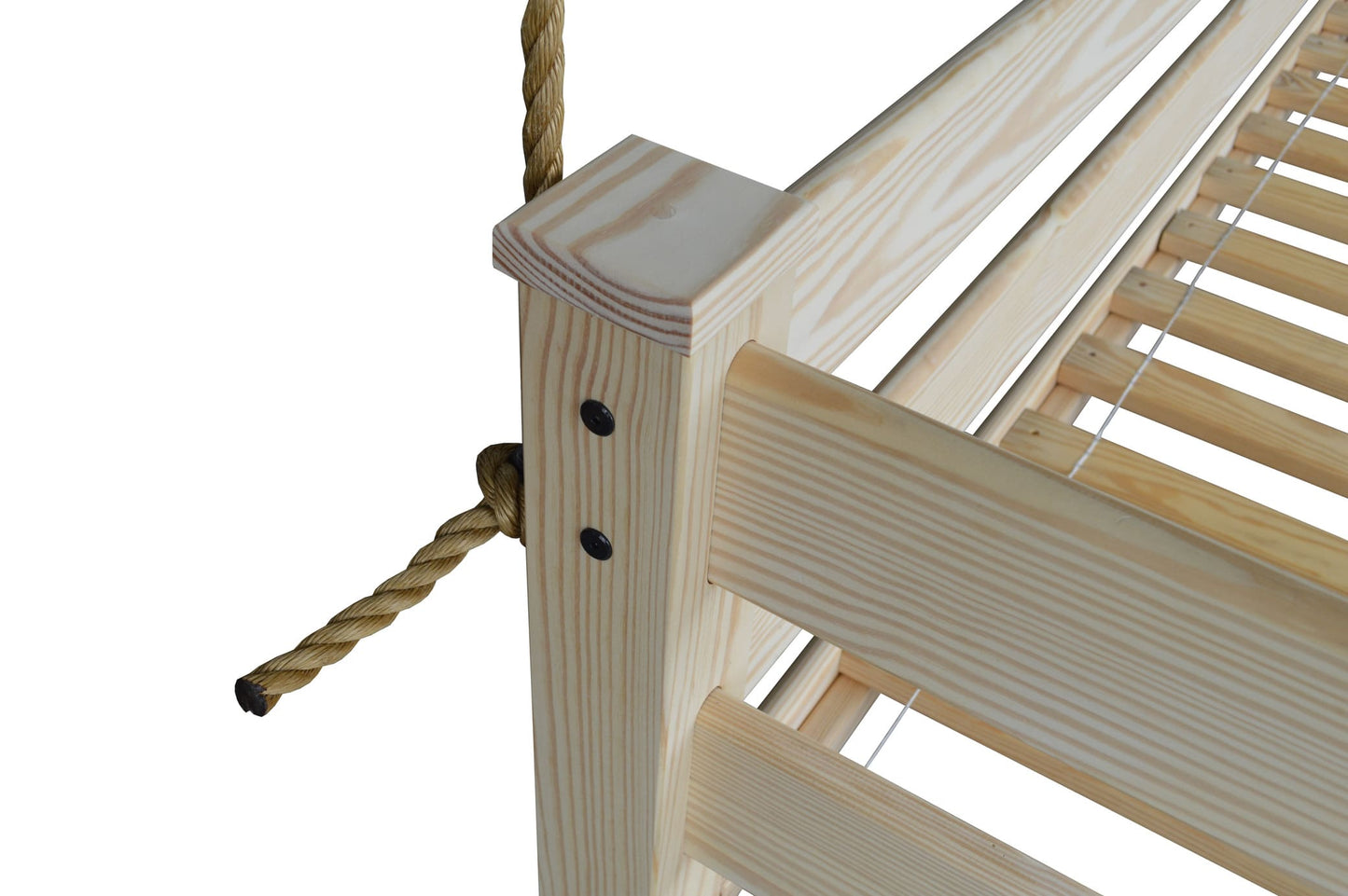 Amish Hanging Porch Swing Bed Twin & Full Size with Ropes