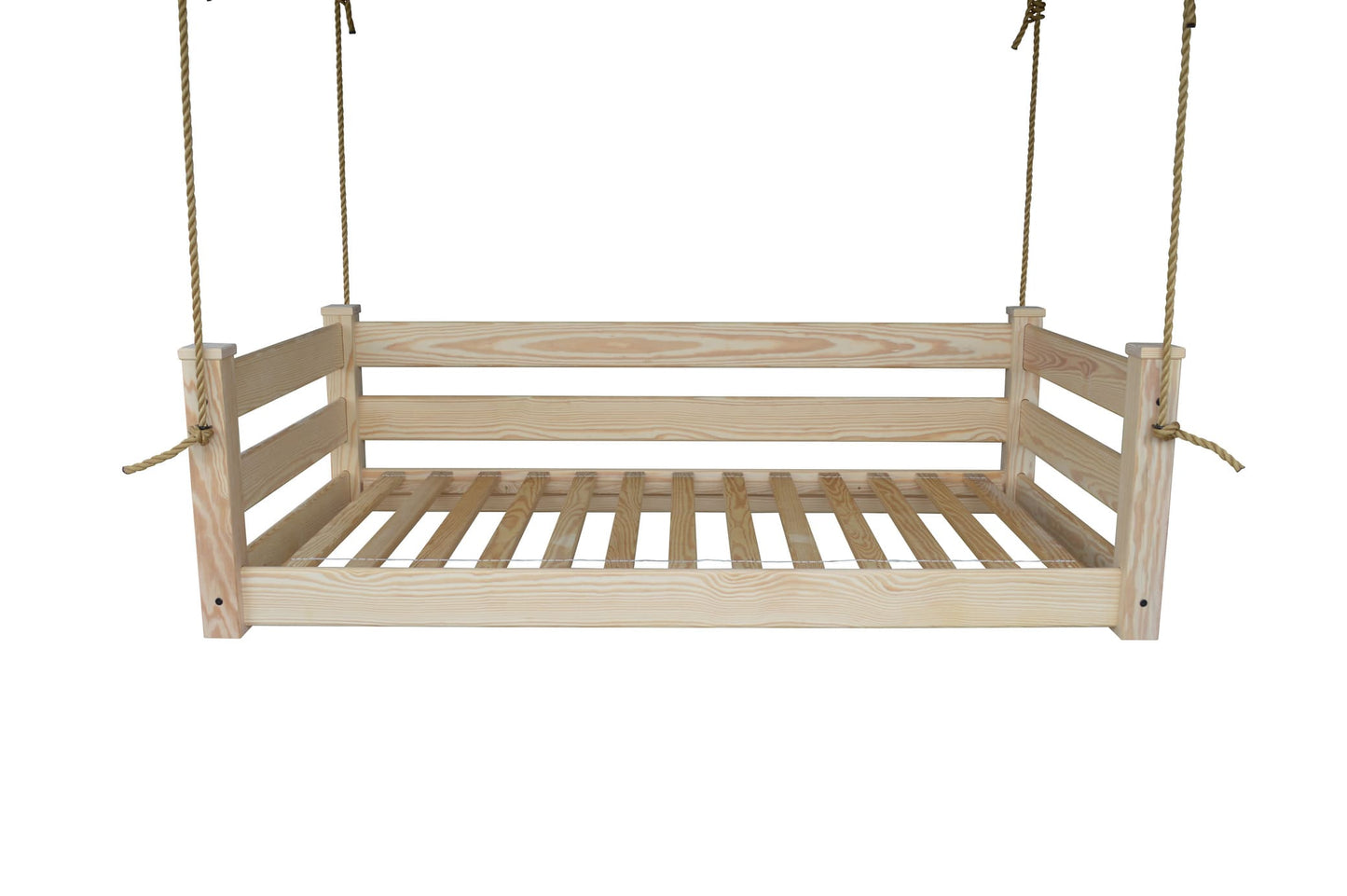 Amish Hanging Porch Swing Bed Twin & Full Size with Ropes