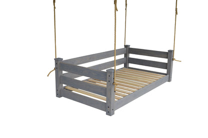 Amish Hanging Porch Swing Bed Twin & Full Size with Ropes