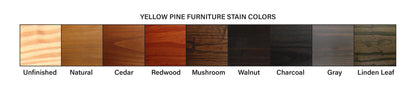 Amish A&L Furniture- Traditional English- Swing Bed - Pine - 451 452 453