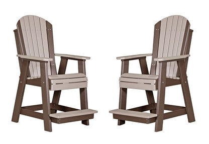 Luxcraft Adirondack Balcony Chair Set (2 Poly Chairs)